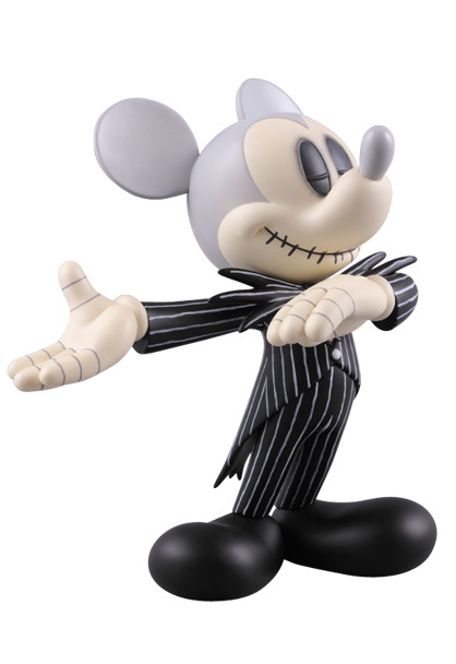 Mickey Mouse (Jack Skellington), Disney, The Nightmare Before Christmas, Medicom Toy, Pre-Painted